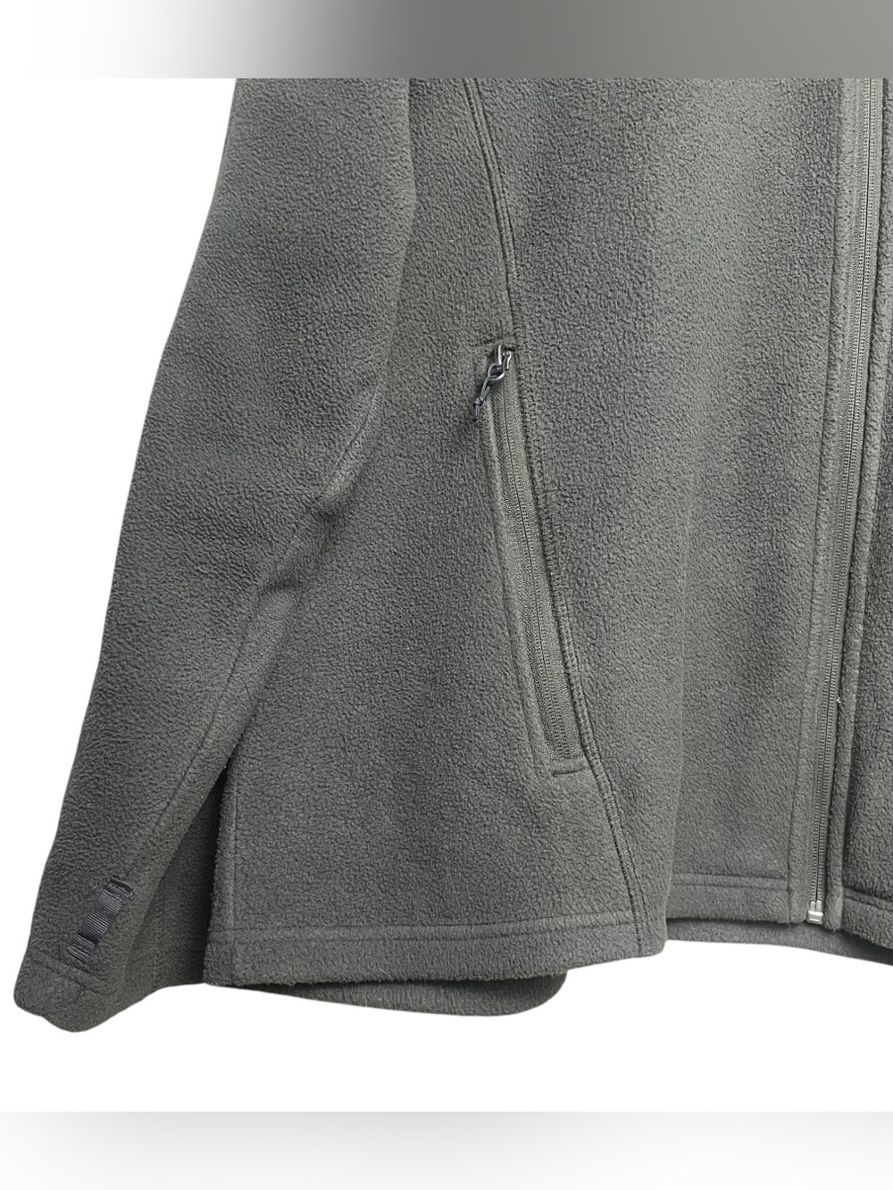 Eddie Bauer Men's Polartec Fleece Full Zip w/Zip Pockets Spruce Green Size 2XL - Picture 9 of 16